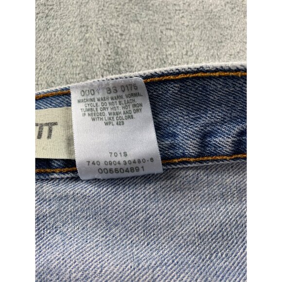 Levi's 550 Men's Relaxed Fit Jeans W36 L32 (FITS W35 X L31) Light Blue Denim - Picture 4 of 11